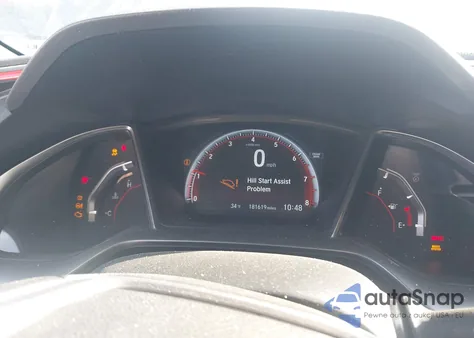 2019 Honda Civic Si из США, поврежденный, VIN 2HGFC3A57KH750525